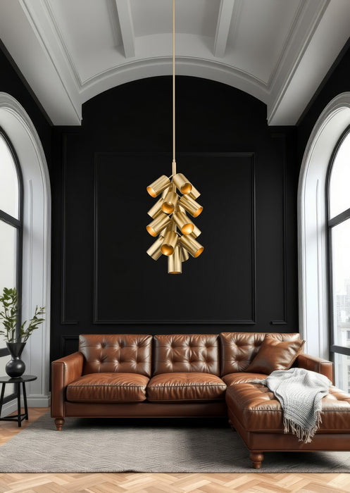 Z-Lite - 7520-17MGLD - 17 Light Chandelier - Lumina - Modern Gold