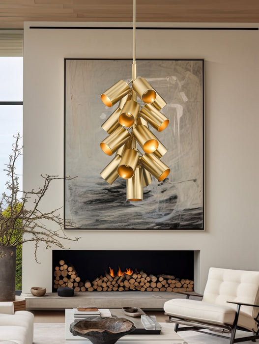 Z-Lite - 7520-17MGLD - 17 Light Chandelier - Lumina - Modern Gold