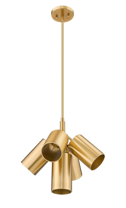 Z-Lite - 7520-5MGLD - Five Light Chandelier - Lumina - Modern Gold