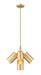 Z-Lite - 7520-5MGLD - Five Light Chandelier - Lumina - Modern Gold