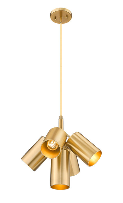 Z-Lite - 7520-5MGLD - Five Light Chandelier - Lumina - Modern Gold