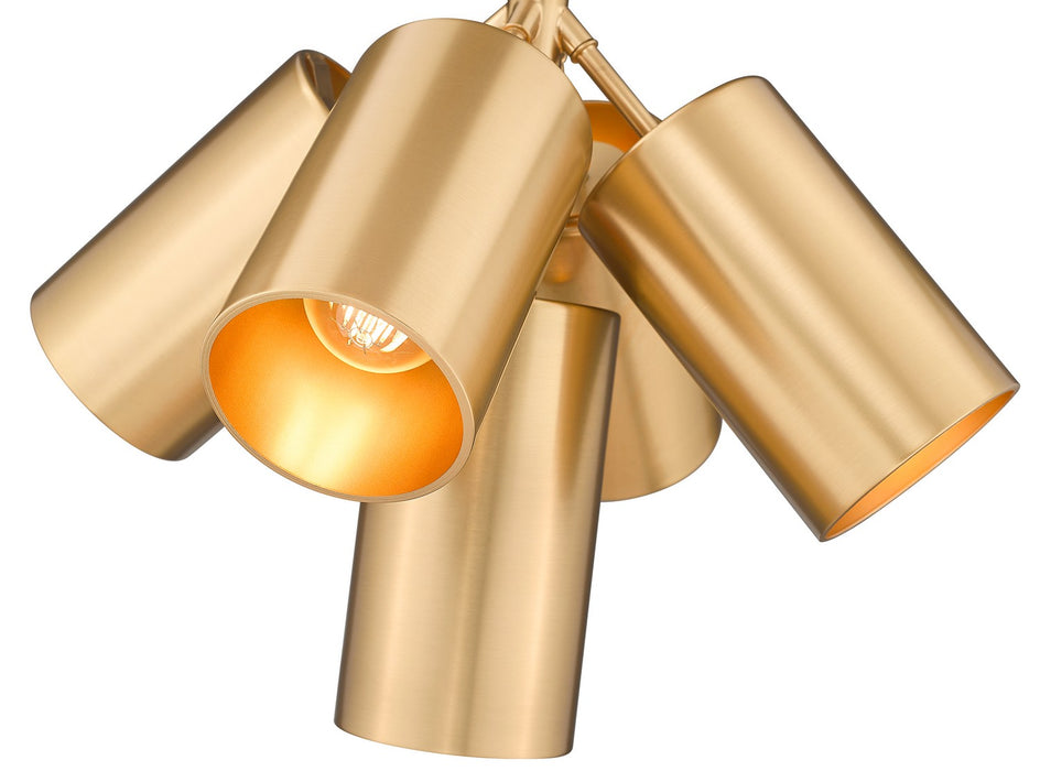Z-Lite - 7520-5MGLD - Five Light Chandelier - Lumina - Modern Gold