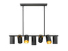 Z-Lite - 7520-7L-MB - Seven Light Linear Chandelier - Lumina - Matte Black