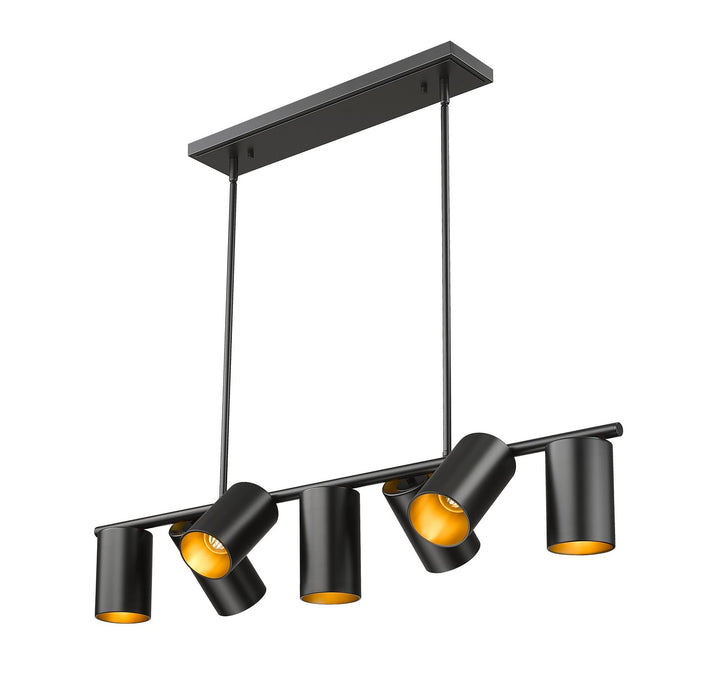 Z-Lite - 7520-7L-MB - Seven Light Linear Chandelier - Lumina - Matte Black