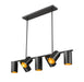 Z-Lite - 7520-7L-MB - Seven Light Linear Chandelier - Lumina - Matte Black