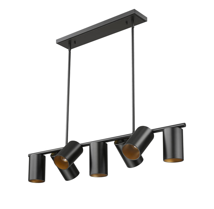 Z-Lite - 7520-7L-MB - Seven Light Linear Chandelier - Lumina - Matte Black