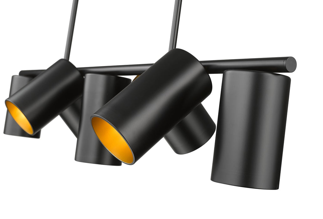 Z-Lite - 7520-7L-MB - Seven Light Linear Chandelier - Lumina - Matte Black