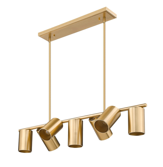Z-Lite - 7520-7L-MGLD - Seven Light Linear Chandelier - Lumina - Modern Gold
