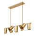 Z-Lite - 7520-7L-MGLD - Seven Light Linear Chandelier - Lumina - Modern Gold