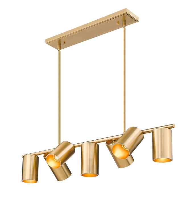 Z-Lite - 7520-7L-MGLD - Seven Light Linear Chandelier - Lumina - Modern Gold