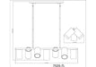 Z-Lite - 7520-7L-MGLD - Seven Light Linear Chandelier - Lumina - Modern Gold
