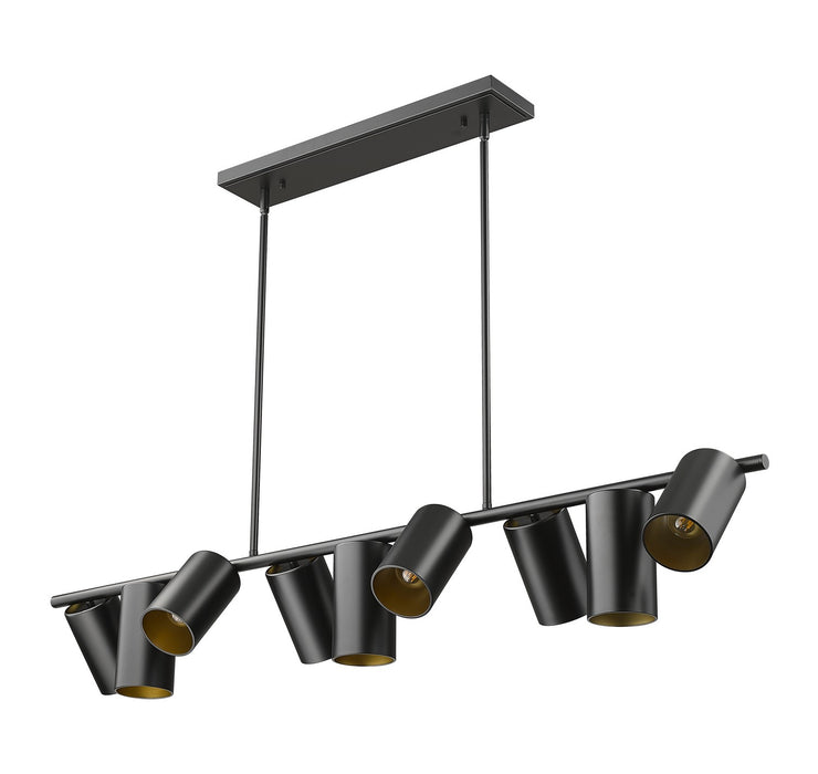 Z-Lite - 7520-9L-MB - Nine Light Linear Chandelier - Lumina - Matte Black