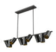 Z-Lite - 7520-9L-MB - Nine Light Linear Chandelier - Lumina - Matte Black