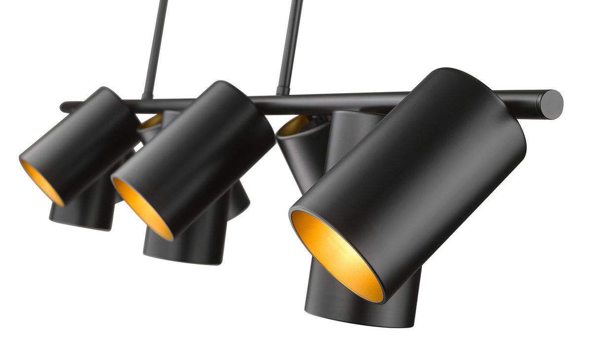 Z-Lite - 7520-9L-MB - Nine Light Linear Chandelier - Lumina - Matte Black