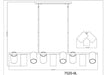 Z-Lite - 7520-9L-MB - Nine Light Linear Chandelier - Lumina - Matte Black