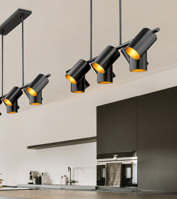 Z-Lite - 7520-9L-MB - Nine Light Linear Chandelier - Lumina - Matte Black