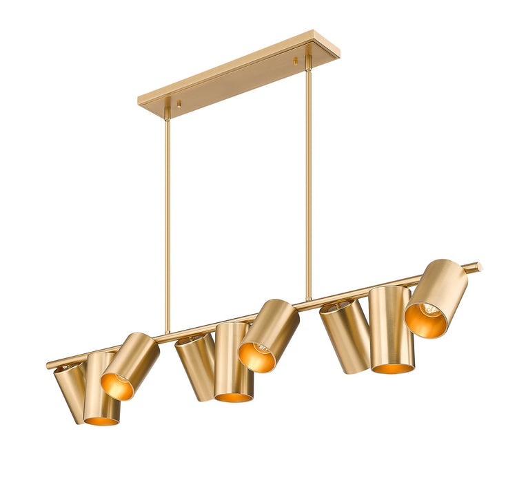 Z-Lite - 7520-9L-MGLD - Nine Light Linear Chandelier - Lumina - Modern Gold
