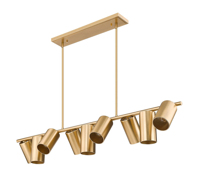Z-Lite - 7520-9L-MGLD - Nine Light Linear Chandelier - Lumina - Modern Gold
