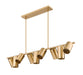 Z-Lite - 7520-9L-MGLD - Nine Light Linear Chandelier - Lumina - Modern Gold