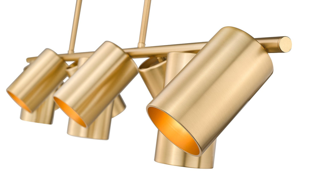 Z-Lite - 7520-9L-MGLD - Nine Light Linear Chandelier - Lumina - Modern Gold