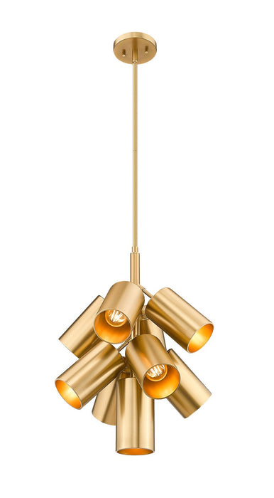 Z-Lite - 7520-9MGLD - Nine Light Chandelier - Lumina - Modern Gold