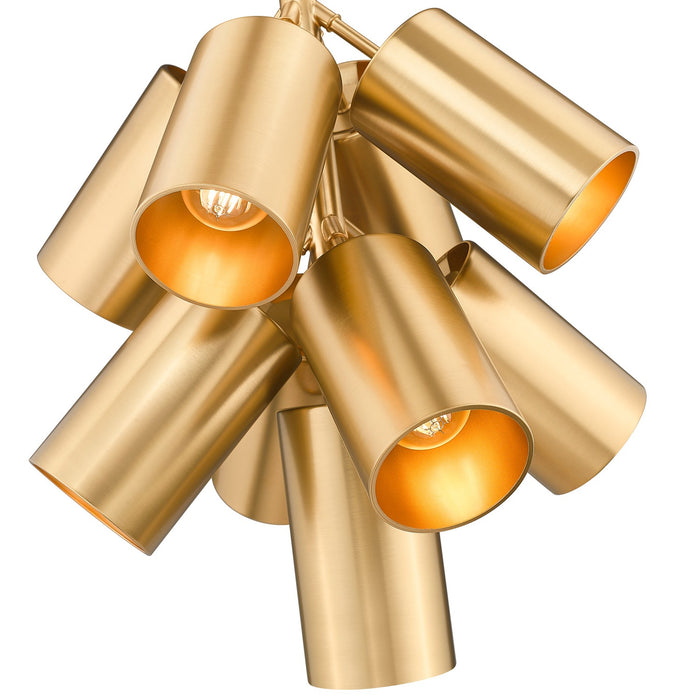 Z-Lite - 7520-9MGLD - Nine Light Chandelier - Lumina - Modern Gold
