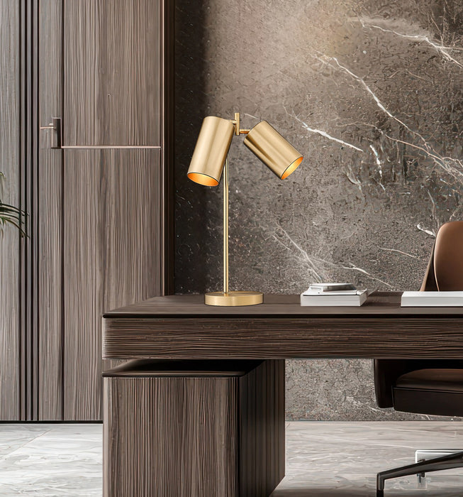 Z-Lite - 7520TL-MGLD - Two Light Table Lamp - Lumina - Modern Gold