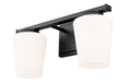 Z-Lite - 7703-2V-MB - Two Light Vanity - Nextra - Matte Black