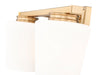 Z-Lite - 7703-2V-MGLD - Two Light Vanity - Nextra - Modern Gold