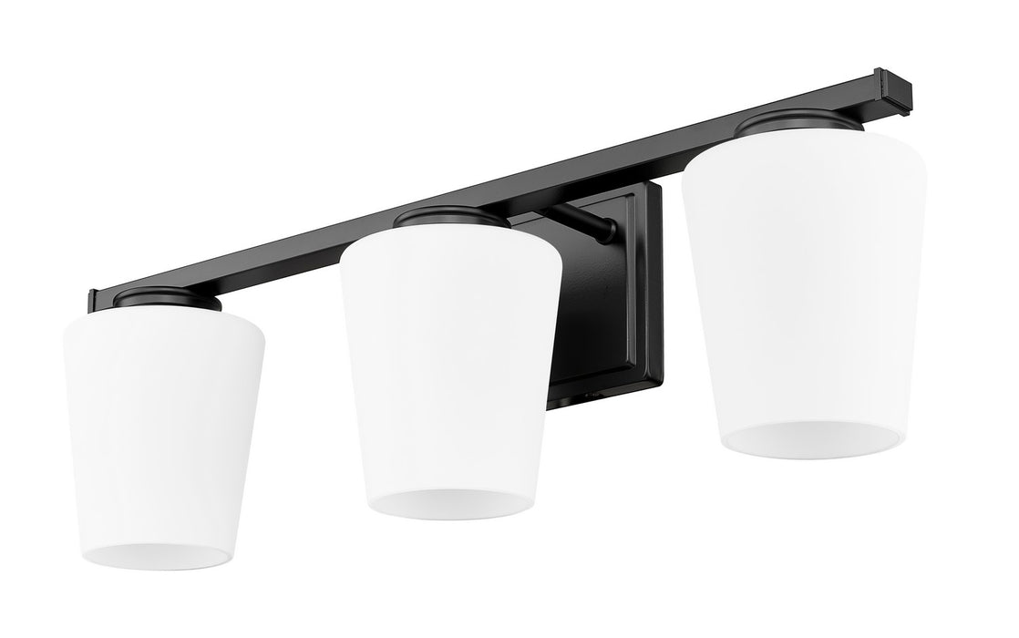 Z-Lite - 7703-3V-MB - Three Light Vanity - Nextra - Matte Black