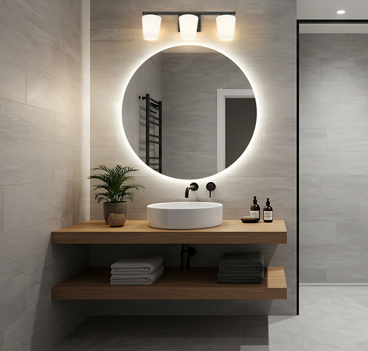 Z-Lite - 7703-3V-MB - Three Light Vanity - Nextra - Matte Black