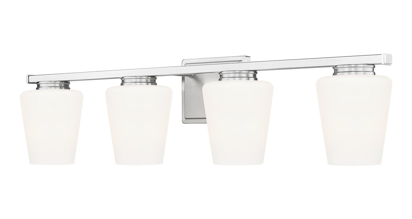Z-Lite - 7703-4V-BN - Four Light Vanity - Nextra - Brushed Nickel