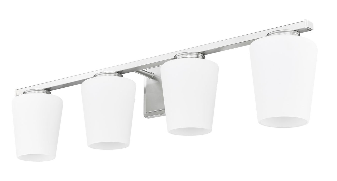 Z-Lite - 7703-4V-BN - Four Light Vanity - Nextra - Brushed Nickel