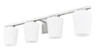 Z-Lite - 7703-4V-BN - Four Light Vanity - Nextra - Brushed Nickel