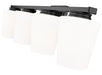 Z-Lite - 7703-4V-MB - Four Light Vanity - Nextra - Matte Black