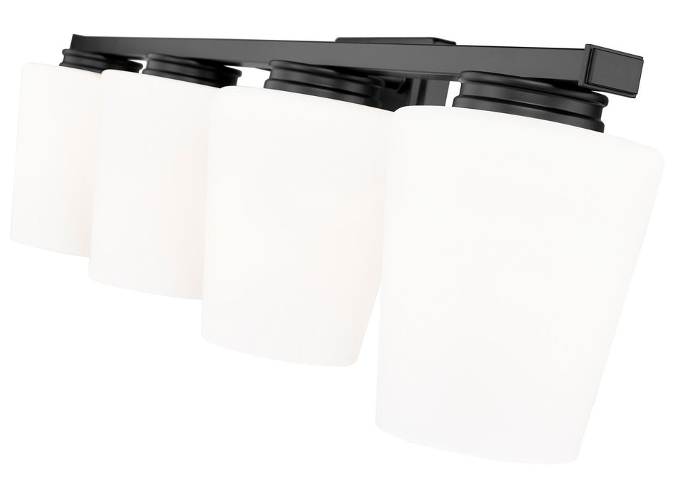 Z-Lite - 7703-4V-MB - Four Light Vanity - Nextra - Matte Black