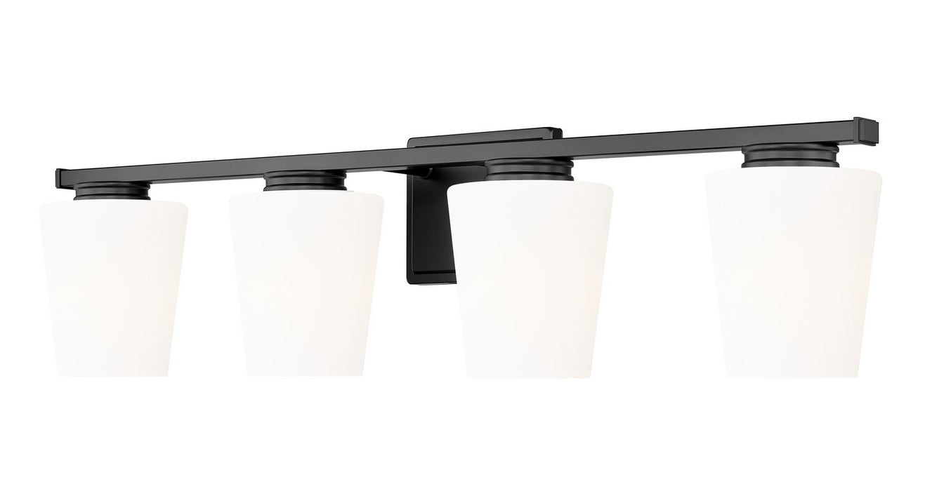 Z-Lite - 7703-4V-MB - Four Light Vanity - Nextra - Matte Black