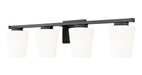 Z-Lite - 7703-4V-MB - Four Light Vanity - Nextra - Matte Black