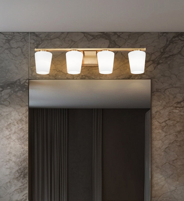 Z-Lite - 7703-4V-MGLD - Four Light Vanity - Nextra - Modern Gold