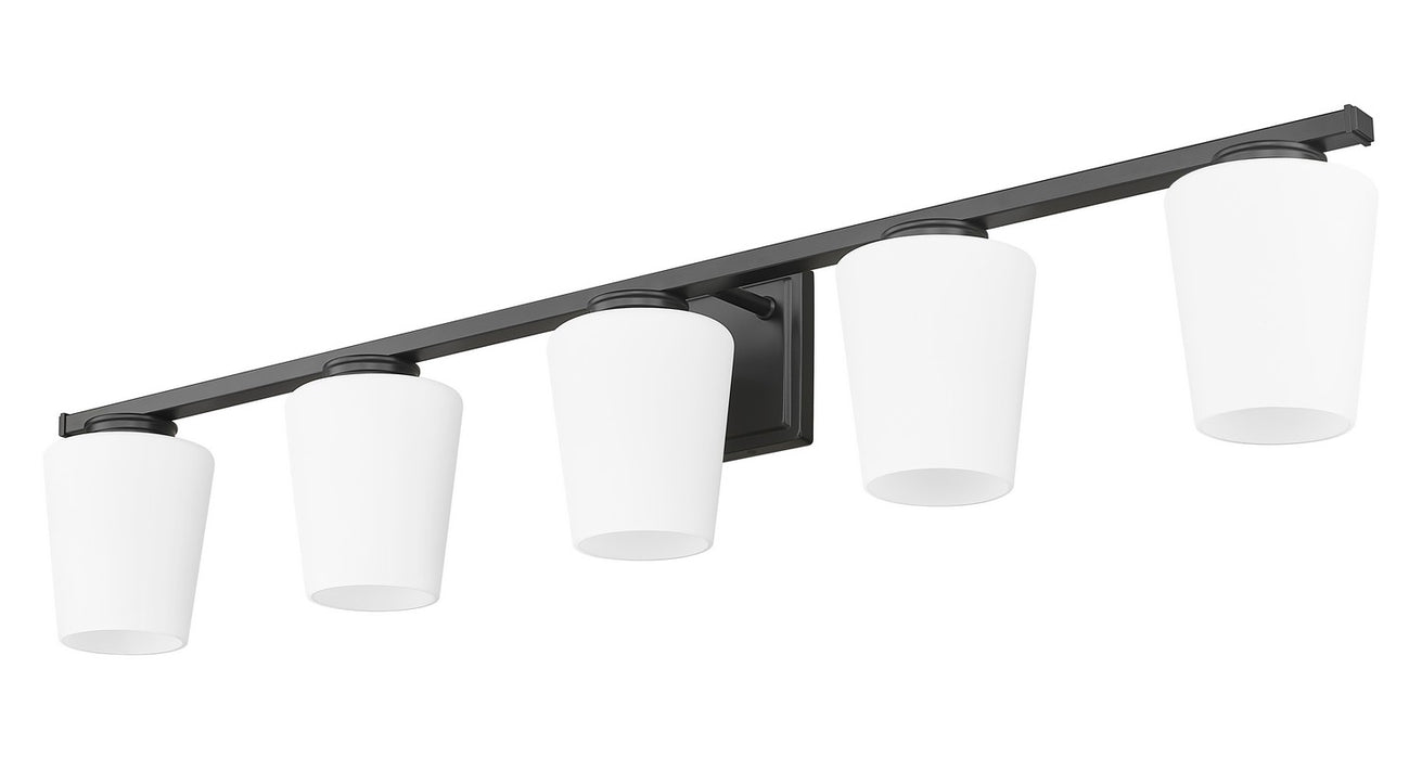 Z-Lite - 7703-5V-MB - Five Light Vanity - Nextra - Matte Black