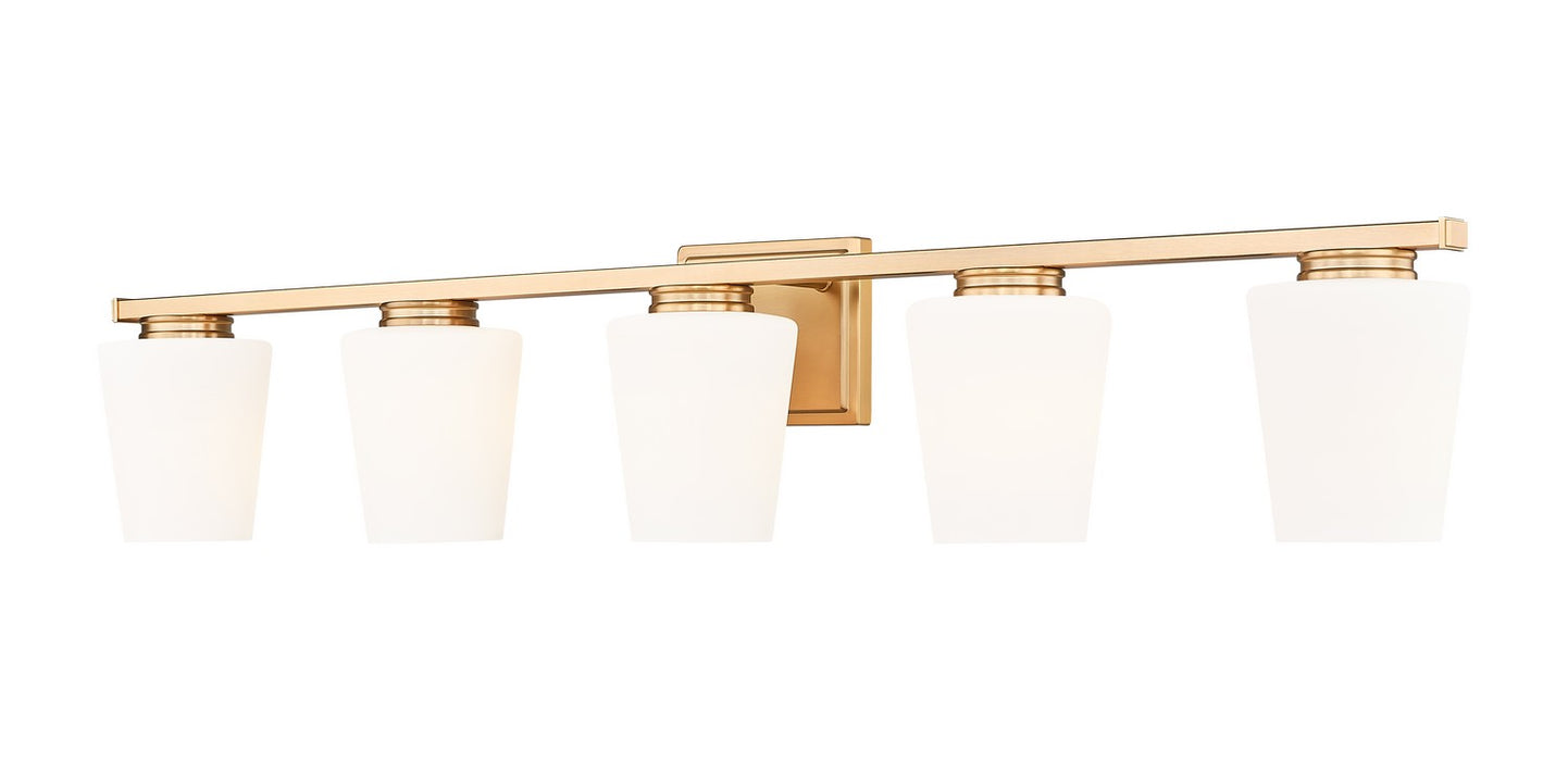 Z-Lite - 7703-5V-MGLD - Five Light Vanity - Nextra - Modern Gold