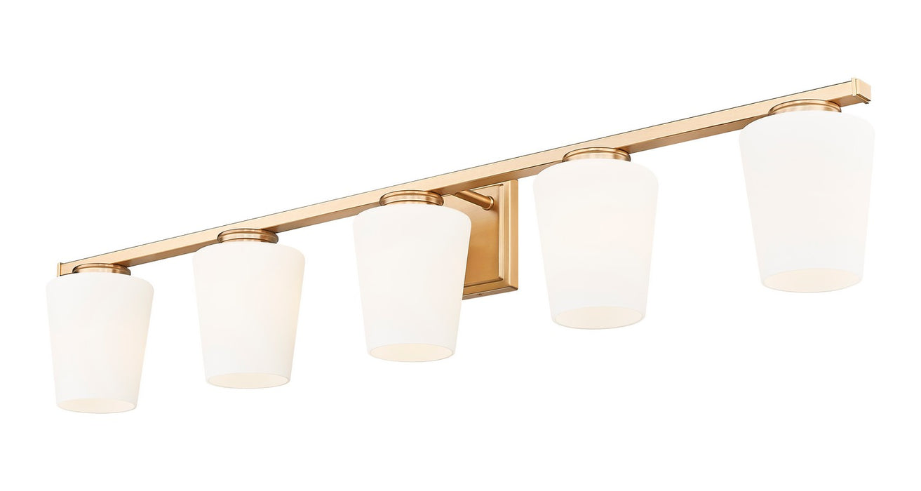 Z-Lite - 7703-5V-MGLD - Five Light Vanity - Nextra - Modern Gold