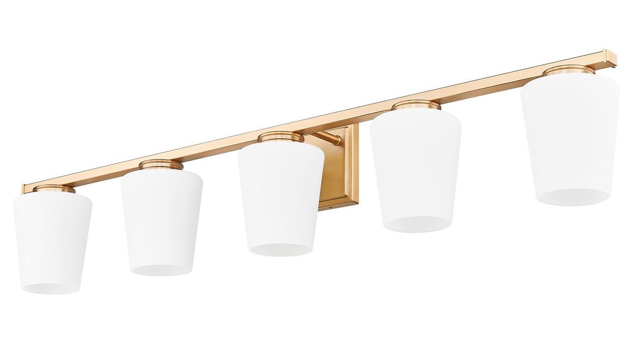 Z-Lite - 7703-5V-MGLD - Five Light Vanity - Nextra - Modern Gold
