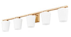 Z-Lite - 7703-5V-MGLD - Five Light Vanity - Nextra - Modern Gold