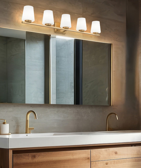 Z-Lite - 7703-5V-MGLD - Five Light Vanity - Nextra - Modern Gold