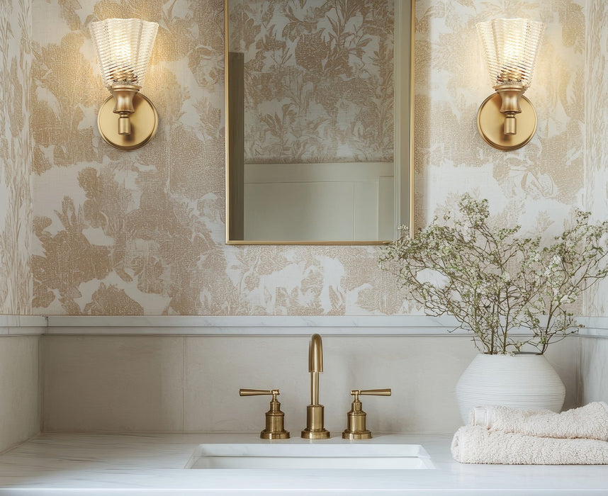 Z-Lite - 7704-1S-MGLD - One Light Wall Sconce - Auden - Modern Gold