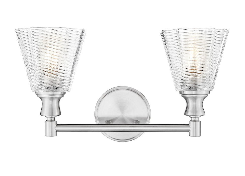 Z-Lite - 7704-2V-BN - Two Light Vanity - Auden - Brushed Nickel