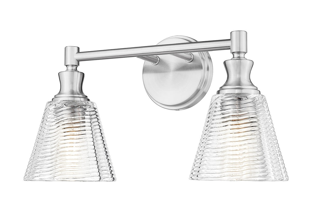 Z-Lite - 7704-2V-BN - Two Light Vanity - Auden - Brushed Nickel