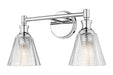 Z-Lite - 7704-2V-CH - Two Light Vanity - Auden - Chrome