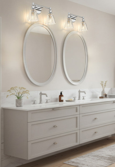 Z-Lite - 7704-2V-CH - Two Light Vanity - Auden - Chrome